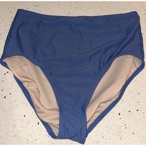 Kona Sol High Rise Blue Bikini Bottoms